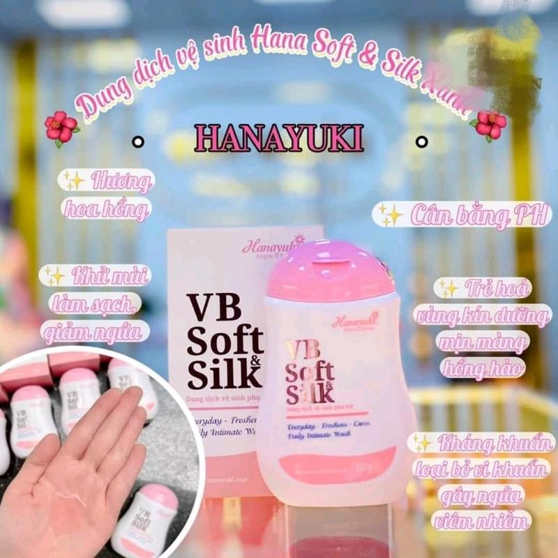 Dung Dịch Vệ Sinh Hana Soft Silk ( Xanh và Hồng ) Women Nữ 1