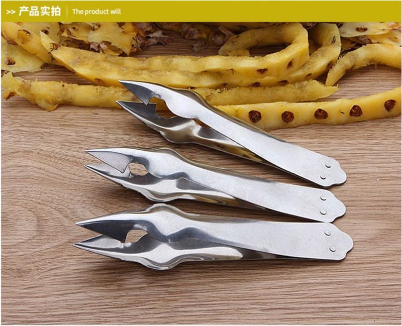 Product Introduction of Stainless Steel Pineapple Peeler & Corer – Multi-Function Tool for Peeling, Cutting & Removing Eyes, Perfect for Pineapple Preparation 5
