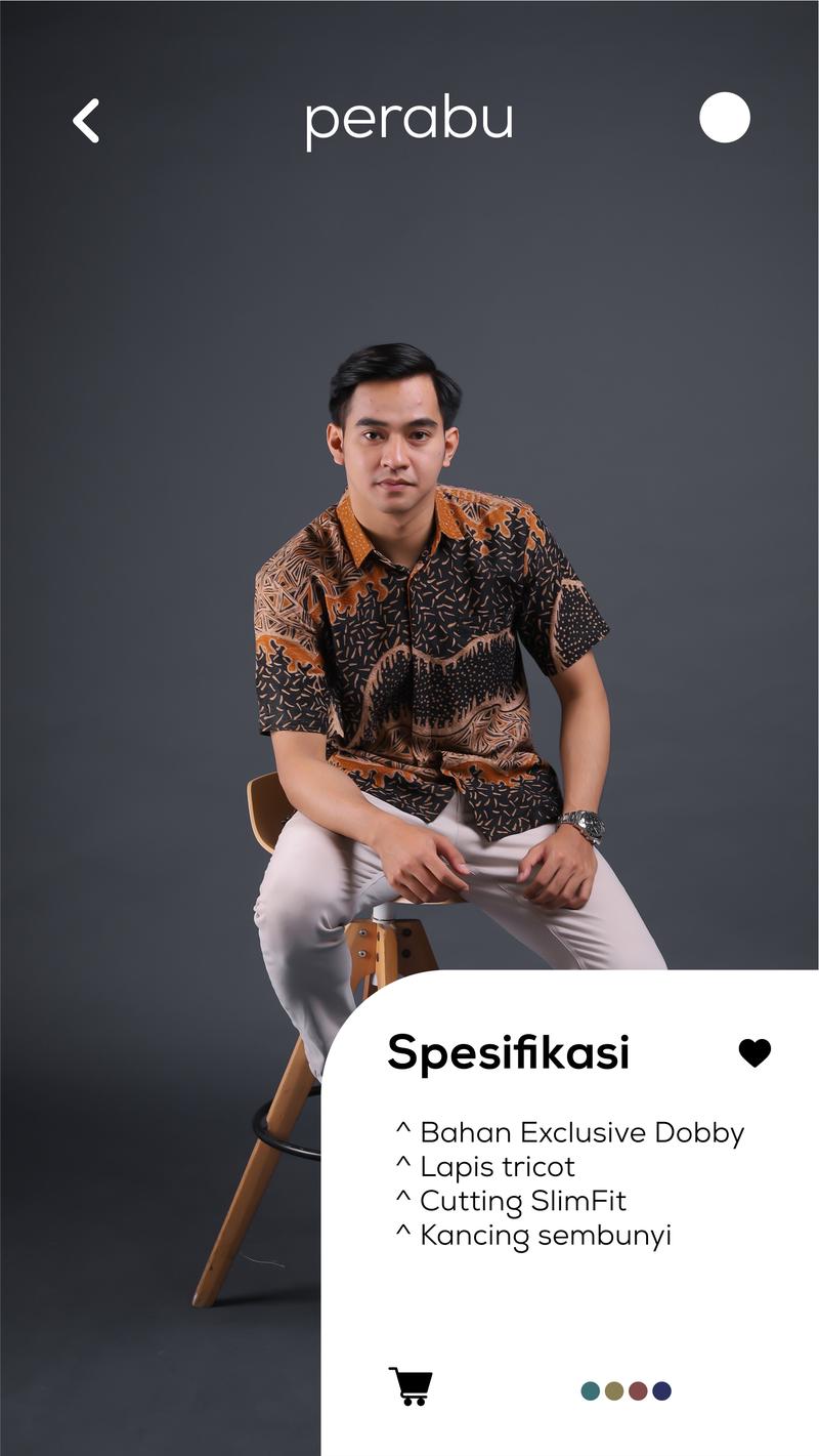 Product Introduction of Batik Slimfit Mola Short Sleeve B446 Pria Pendek 2