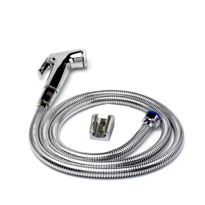 Vòi xịt vệ sinh kèm dây dẫn và đế cài 1 Bộ Xịt