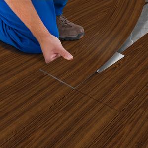 Embossed Wood Grain Sticker, 1 Roll Self Adhesive Waterproof Floor Sticker, Home Decor Sticker for Bedroom Living Room Wall Floor Desktop, Home Decor