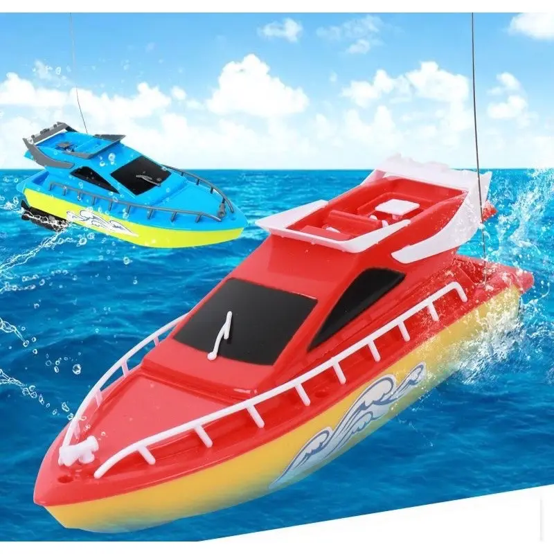 RC SPEED BOAT Remote Control perahu air Kapal RC Speedboat Kapal Anak Bergerak Kontrol Mainan Plastik Remot Toys Baterai