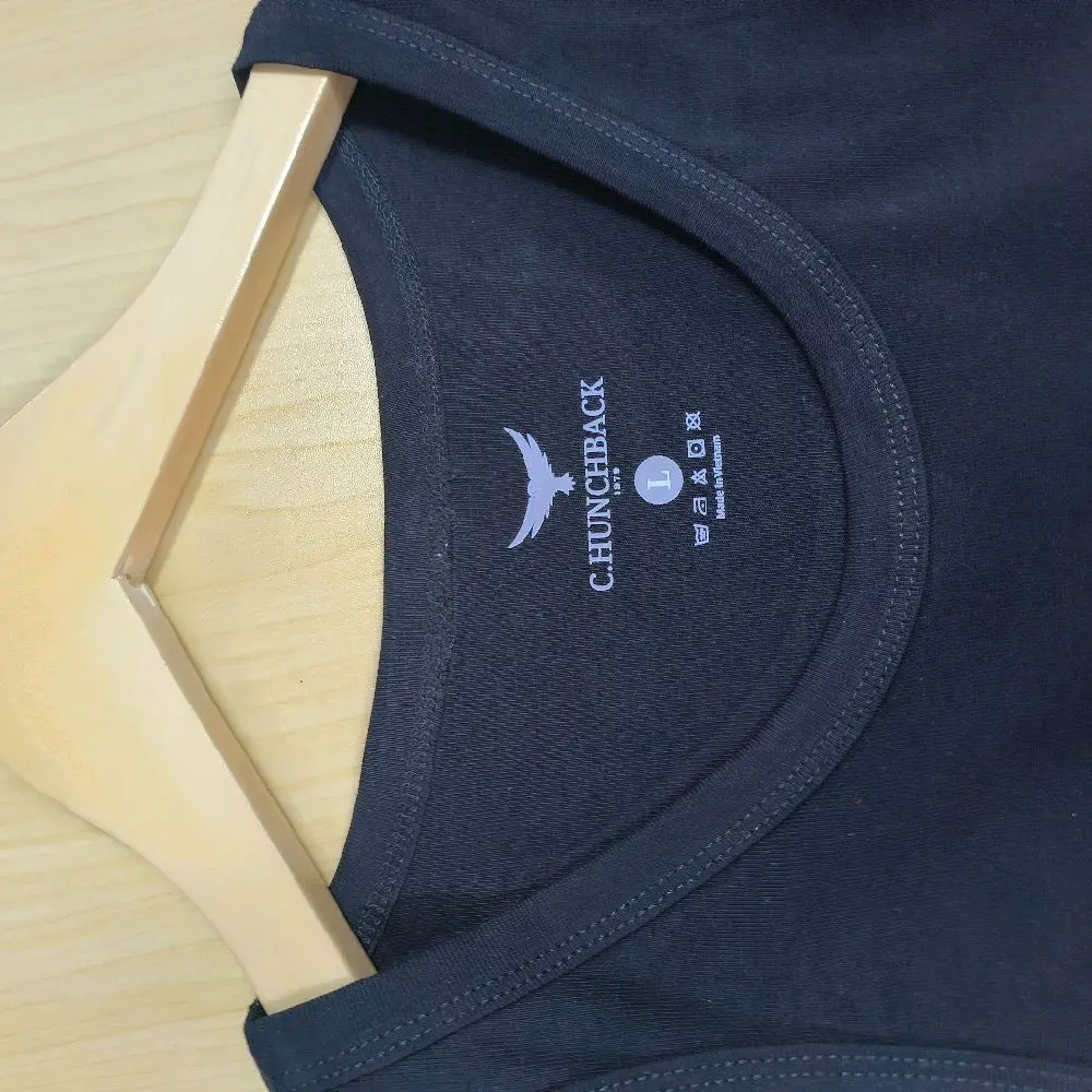 Áo ba lỗ cổ tròn thun cotton