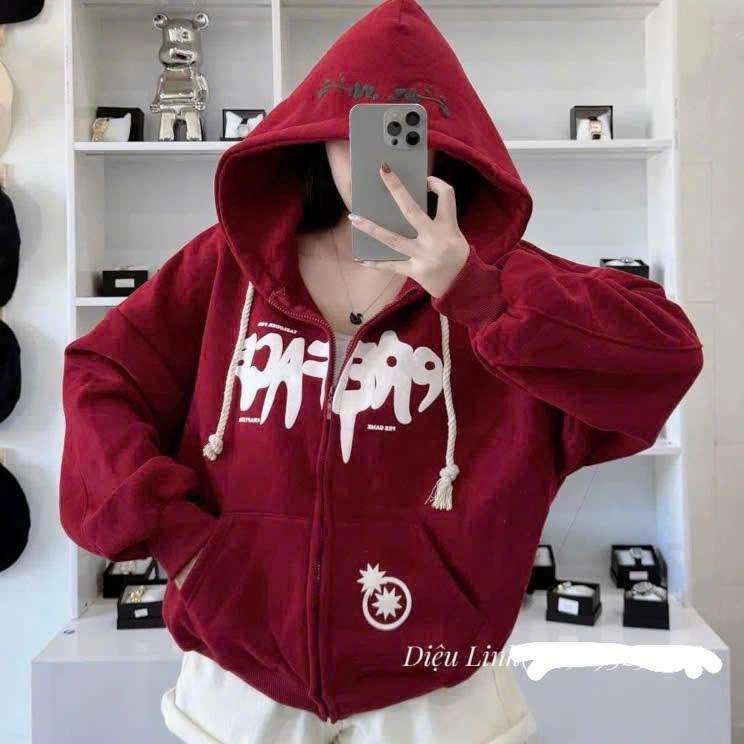Product Introduction of Áo Khoác Hoodie Nam Nữ FREFACE Ngôi Sao In Nổi Siêu Xinh HOT Trend Jacket Menswear 4