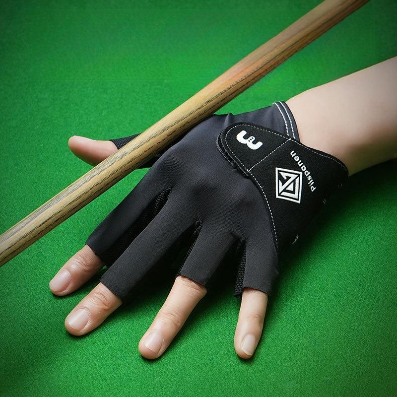 Non-slip Half-finger Sports Gloves, Breathable Comfortable Snooker Gloves for Men & Women, Professional Sport Accessories 0