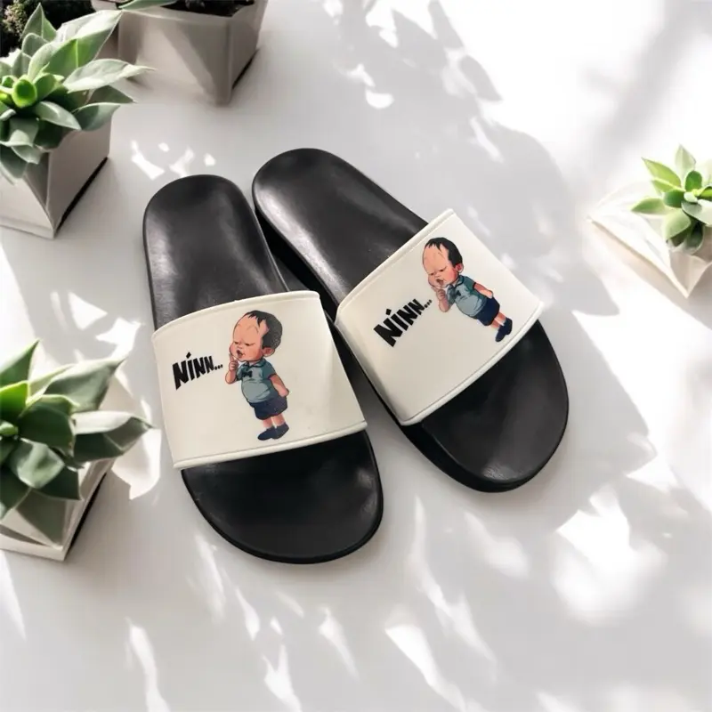 dép lê nam nữ chữ nín size 35-42 dép dẻo nhẹ hợp mọi phong cách dép slipper đế bằng