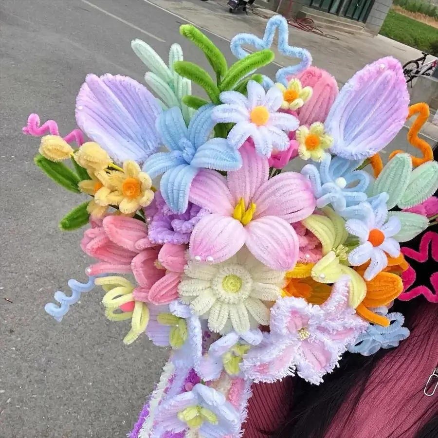 Duffy Toys 100Pcs Kawat Bulu Mercy Pastel Mix Mainan Anak Craft Diy Kerajinan Tangan Pipe Cleaner Duffy Toys 100Pcs Kawat Bulu Mercy Pastel Mix Mainan Anak Craft Diy Kerajinan Tangan Pipe Cleaner