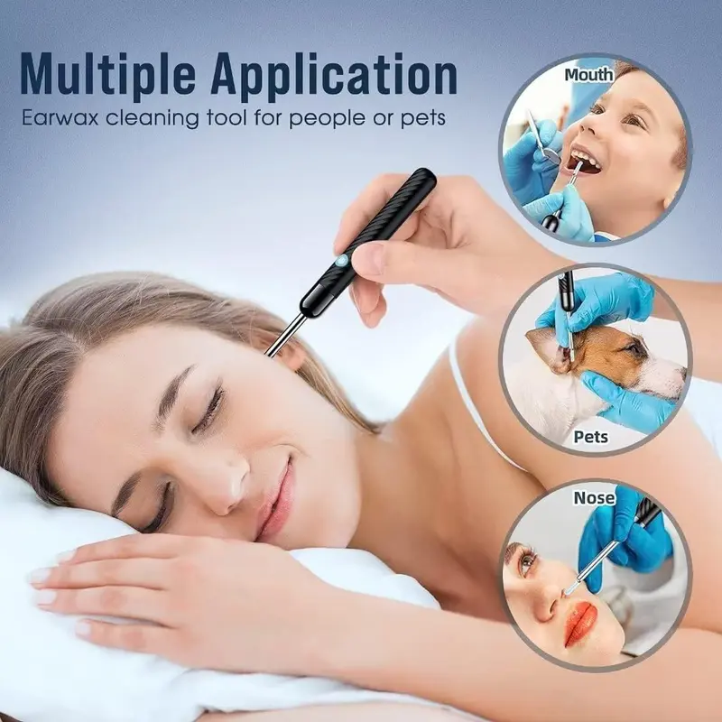 Ear Wax Removal Tool with Camera, Ear Cleaning Tool with Accessories, Earwax Removal Tool for iOS & Android, Personal Care Products 1