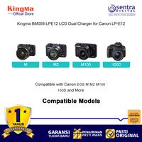Gambar Kingma BM058-LPE12 Dual USB Charger for Canon EOS M100 M200 M50II 100D dari Sentra Digital Kota Surabaya 5 Tokopedia