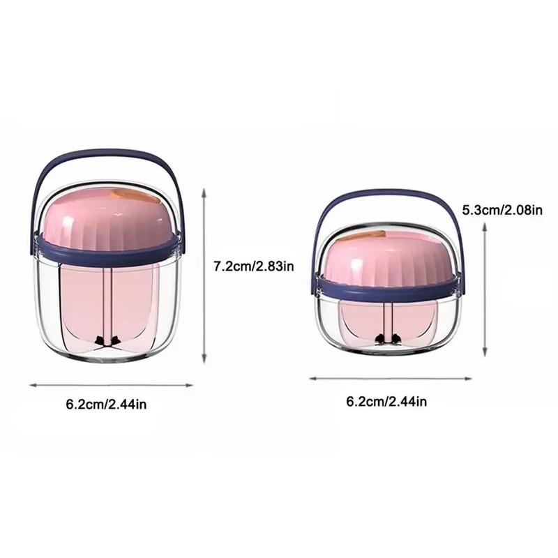 Product Introduction of Portable Rotating Pill Box/ Weekly Pill Case Holder Storage Organizer For Travel/ Large Capacity Medicine Pill Box 31