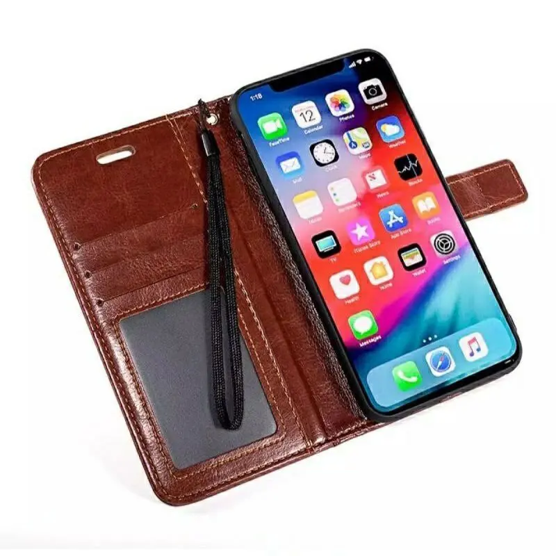 Case Untuk Hp Oppo A18 A38 Cph2579 Cph2591 Flip Cover Wallet Sarung Hp Casing Dompet Flip Magnet 2