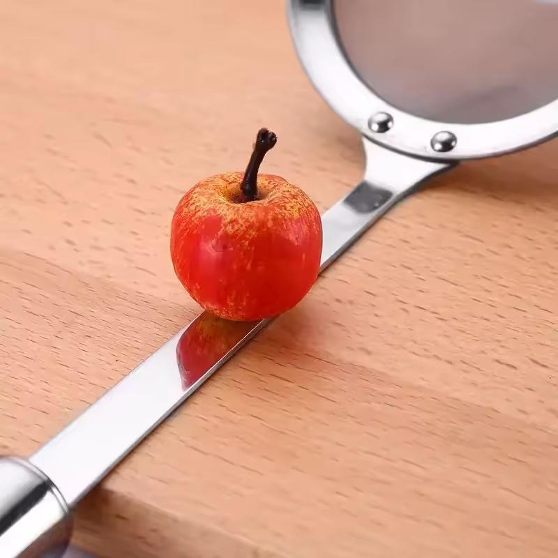 1/2pcs Saringan Jala Perkolator Lemak Jepang Hot Pot Filter Sup Sendok Skimmer Stainless Steel Sendok Penyaring Minyak