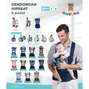 MOMS_ HIPSEAT HAPPYKID | GENDONGAN BAYI 6 POSISI