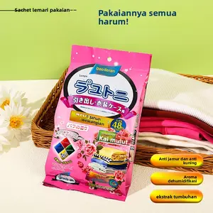 (2)48 Small Packs of Floral Camphor Balls for Wardrobe Deodorization, Long-lasting Fragrance, Clothing Insect Repellent, Mildew Prevention, Cockroach Prevention, Mothproof Tablets, Mite Removal Tablets