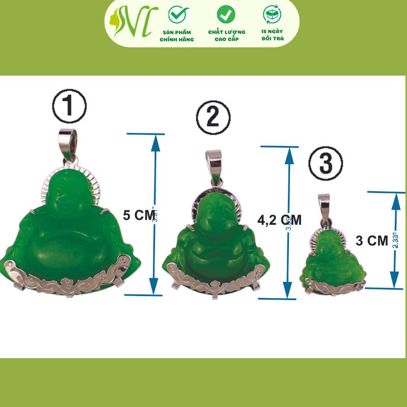 Mặt dây chuyền phật dị lặc đá bọc inox không hư đem bình an may mắn không đen không gỉ xài được nướcnước Tốt đẹp Charm