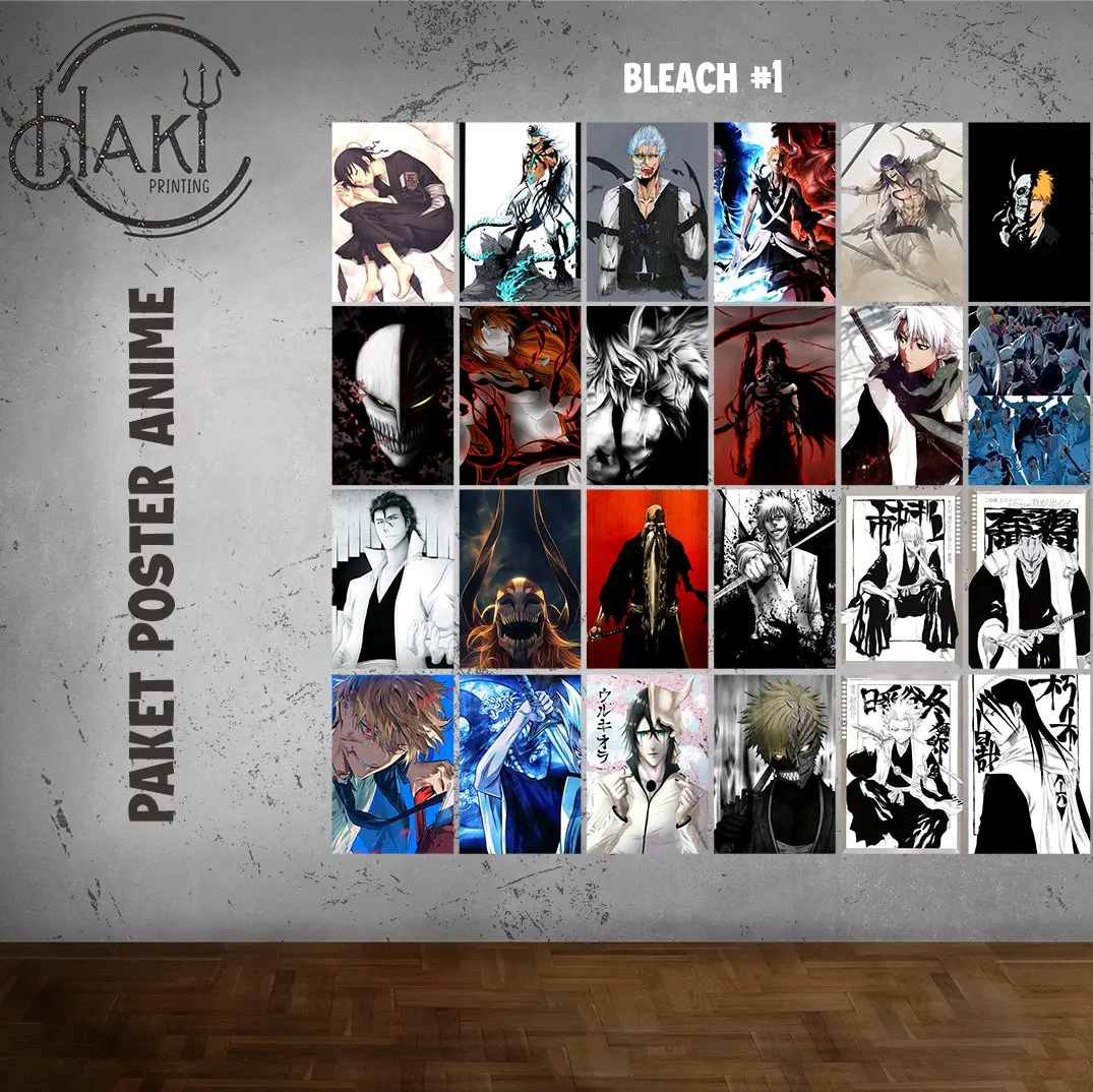 PAKET POSTER ANIME BLEACH