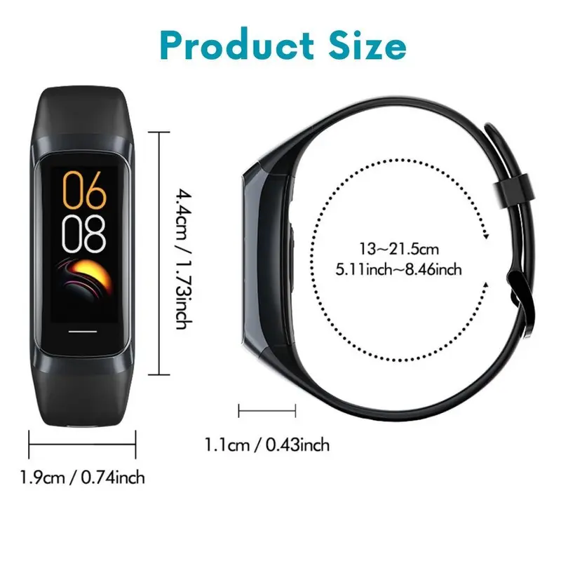 EFFEOKKI 1.1 Inch Multifunctional Smart Watch, 1 Count Fashionable Digital Watch with Multi-sports Modes, Waterproof Sports Watch for Women & Men, Electronic Gadgets, Cyber 1