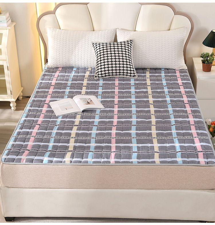 Product Introduction of New Four Seasons Foldable Non-Slip Thin Mattress Tatami Protective Pad Single Double Student Dormitory Protective Pad 11