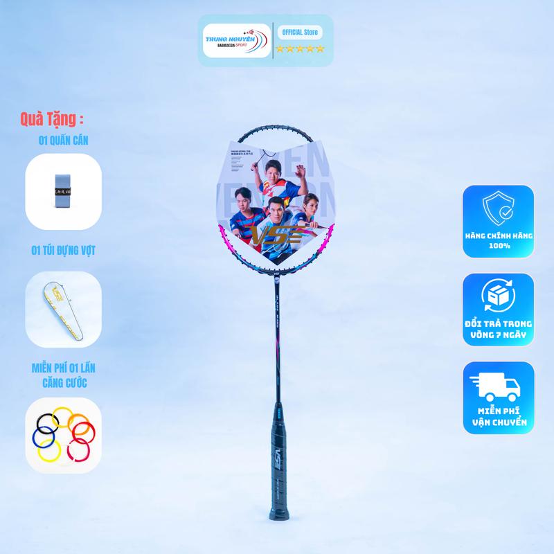 Vợt Cầu Lông Vs Blade 8300 Chính Hãng Căng Dây Sẵn 11kg.Tặng 1 Quấn Cán,Tặng 1 Bao Đựng Vợt,Bảo Hành 6t Sport Cán Vợt