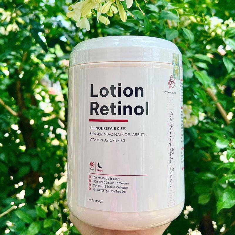  1 KÍ LOTION RETINOL - KEM BODY CAO CẤP DƯỠNG TR.ẮNG  Dưỡng Da Body  