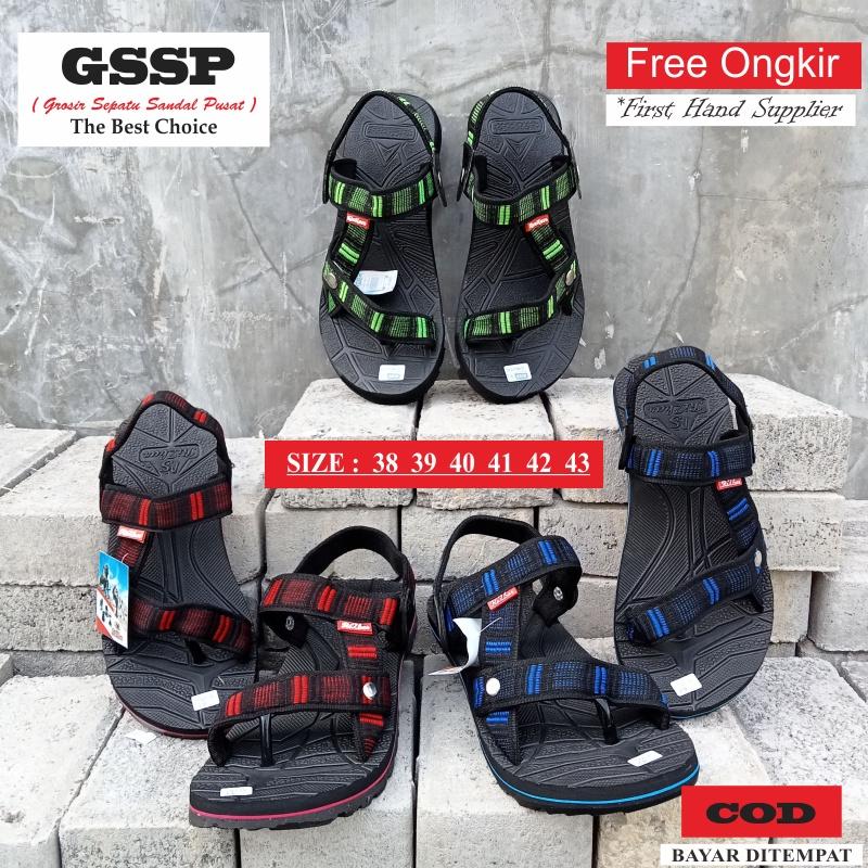 sandal gunung cowok sandal anak wanita dan pria dewasa outdoor hiking anti slip size 26-42 2