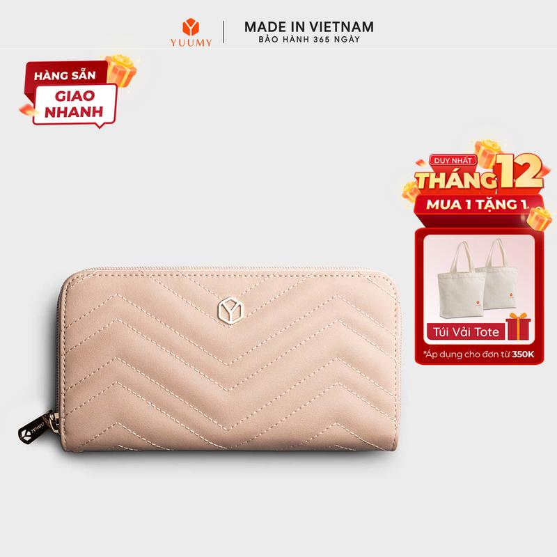 Ví Yuumy Thời trang nữ kiểu cầm tay dáng dài - Ví da Seasand YV72