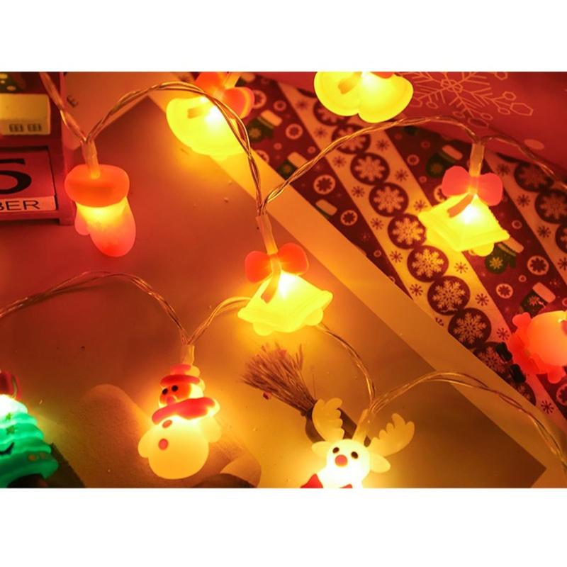 Dây Đèn Led To Giáng Sinh Noel Hình Nổi Ông Già Noel Cây Thông xᶖnh Xắn 5