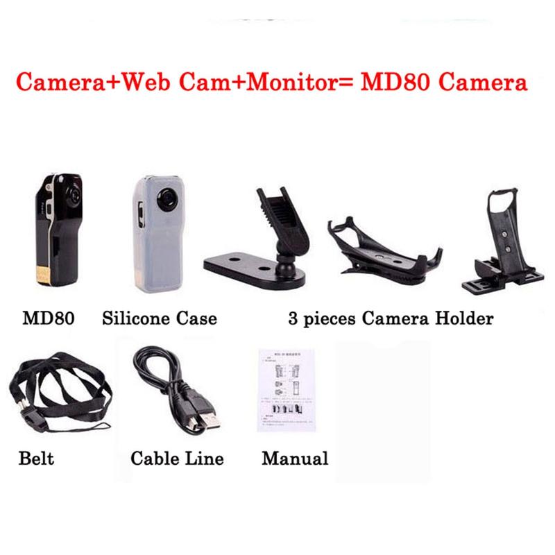 Máy ảnh bỏ túi mini, Máy quay Video, Thích hợp cho xe đạp và các môn thể thao ngoài trời, Máy ghi hình nhỏ, Máy quay Espia, với kẹp Giá đỡ, Micro PC Kamera, Miễn phí 5