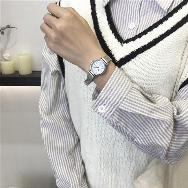 Product Introduction of Đồng Hồ Nữ Mặt Tròn Lissa Dây Thép Thiết Kế Cá Tính Sang Trọng Watch Women 6