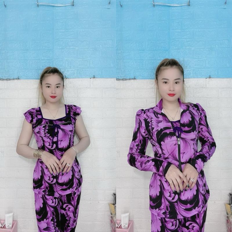 Sét bộ có áo khoác lửng tai hai số 1,2,3,4,quần dài ống ôm