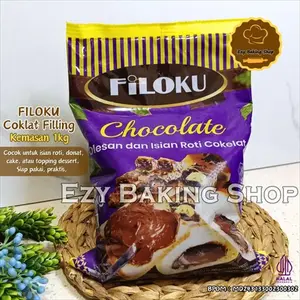 FILOKU Coklat Filling 1kg - Isian Roti Donat