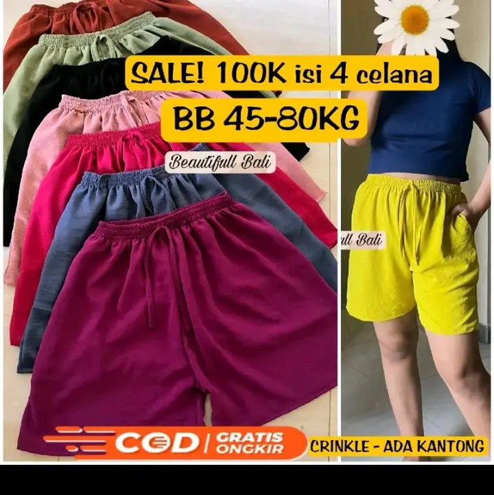 celana pendek Polos