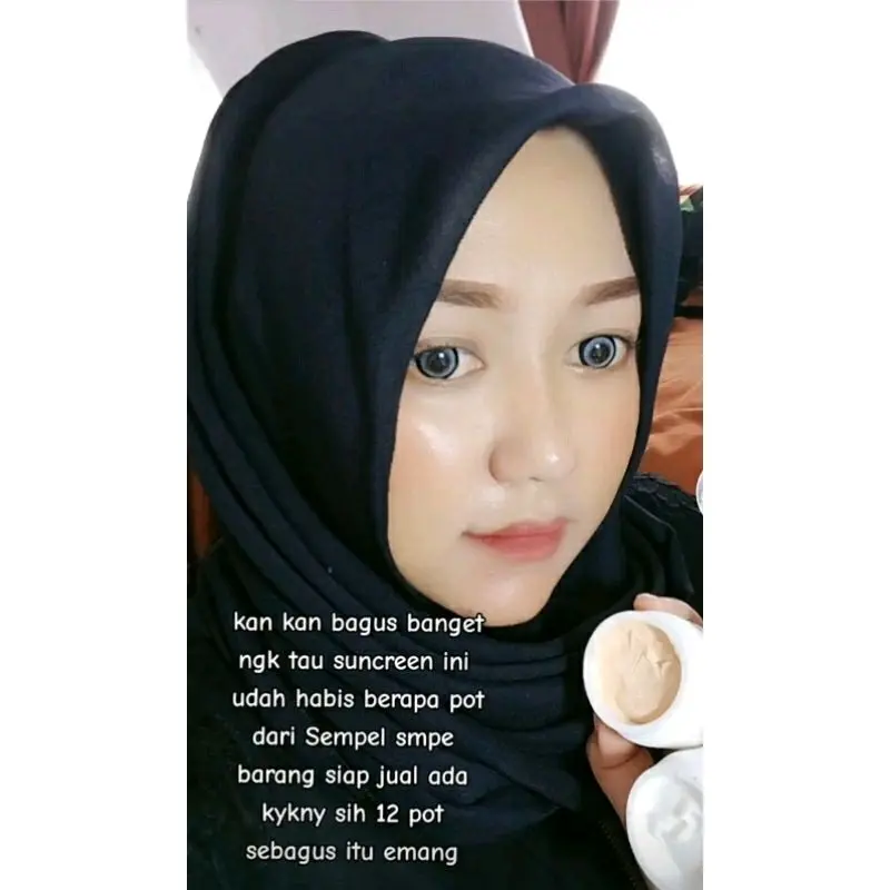 SUNCREEN ZINESK PLATINUM SEKALI OLES GLOWING - BPOM SUNSCREEN Wajah Facial Vitamin Mengencangkan Memutihkan Sunblock 3