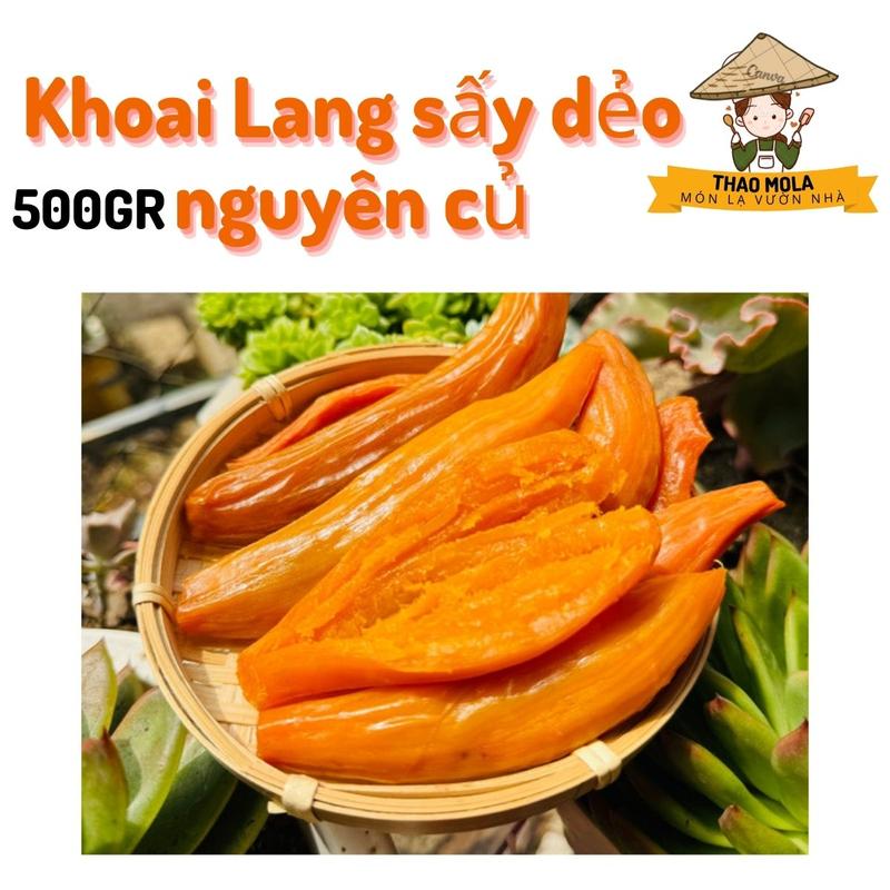 Khoai Lang Mật Đà Lạt sấy dẻo nguyên củ - dẻo mật ngọt tự nhiên - sấy điện không than đá - Chuẩn Đà Lạt -  Món Lạ Vườn Nhà 
