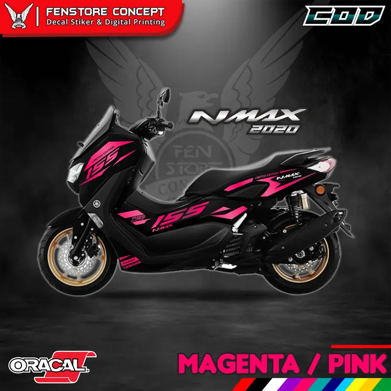 Cutting Stiker Yamaha Nmax / Aksesoris Motor Stiker Striping NMAX Variasi A5 4