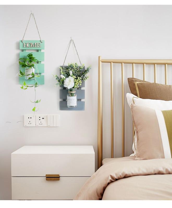 Product Introduction of ASU Wall Decoration Creative Small Pendant Ins Artificial Flower Bedroom Room Hanging Living Room Hanging Wall Decoration 9