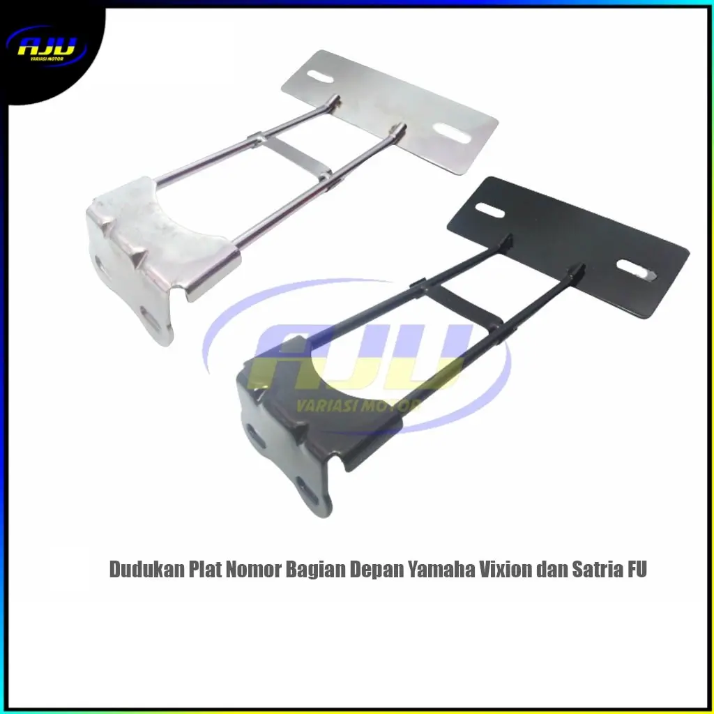 Dudukan Plat Nomor Vixion NVL NVA Bagian Depan MV Untuk Motor Yamaha Vixion New dan Satria FU