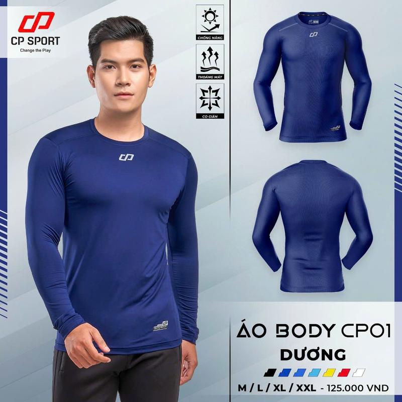 Áo Lót Body Thể Thao CP01  , Áo Giữ Nhiệt chống nắng cao cấp, Thoải Mái Vận Động Top Nam