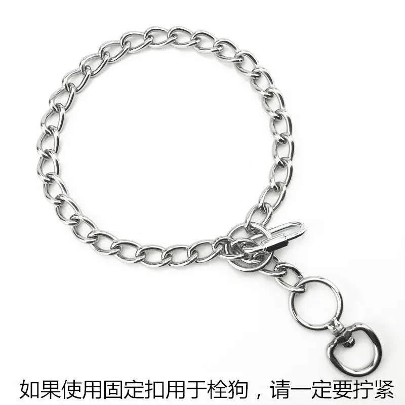 Dây Xích Chó, Dây Xích P, Chất Liệu Thép Không Gỉ, Thích Hợp Cho Chó Malinois Và Golden Retriever, Dây Xích Chó Rowena, Dây Xích Chó Cỡ Trung Bình Và Lớn, Bảo Vệ Chống Cắn Bu Lông 2