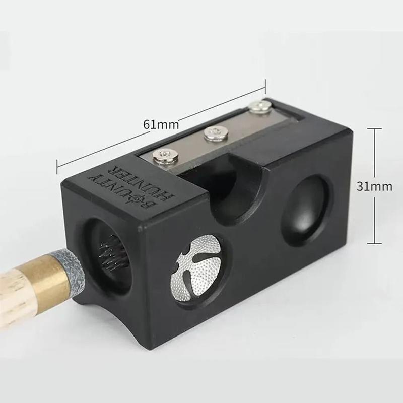 Product Introduction of Accessories Effective and Rapid Repair Cue Tip Shaper 8 in 1 Billiards Device Pool Cue Tip Corrector Snooker Repair Tool Pool Cue Shaper Billiard 12