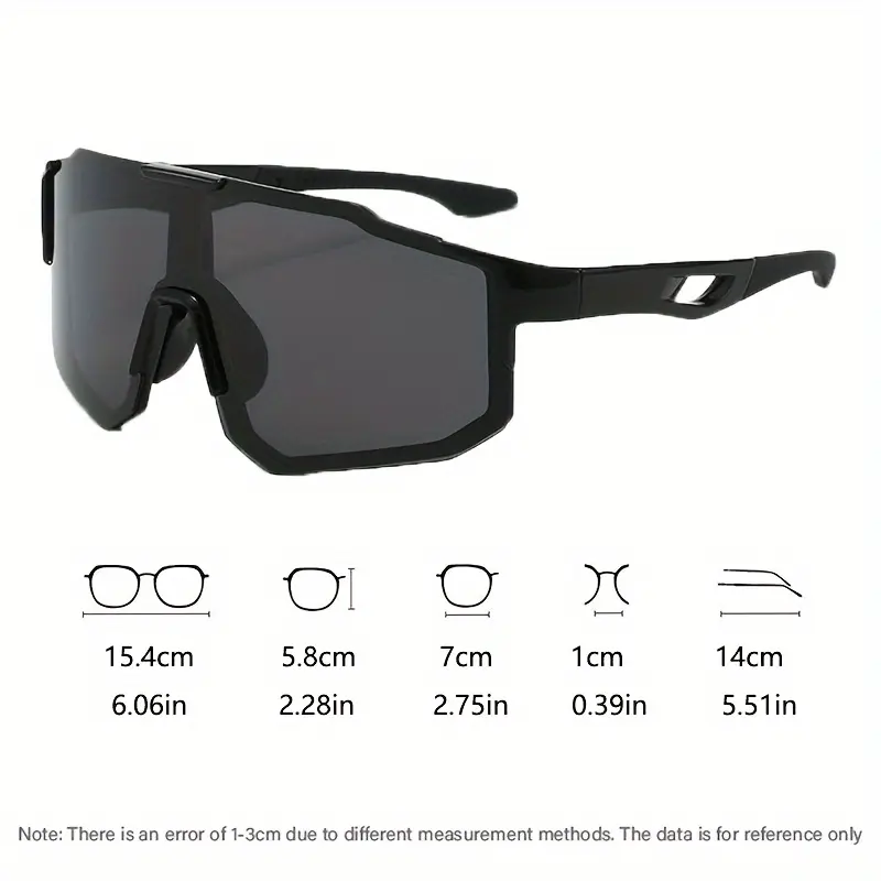 Vibrant Fashion Glasses for Men & Women - Sporty Large Frame, AC Lens, Fashionable Eyewear, Perfect for 4