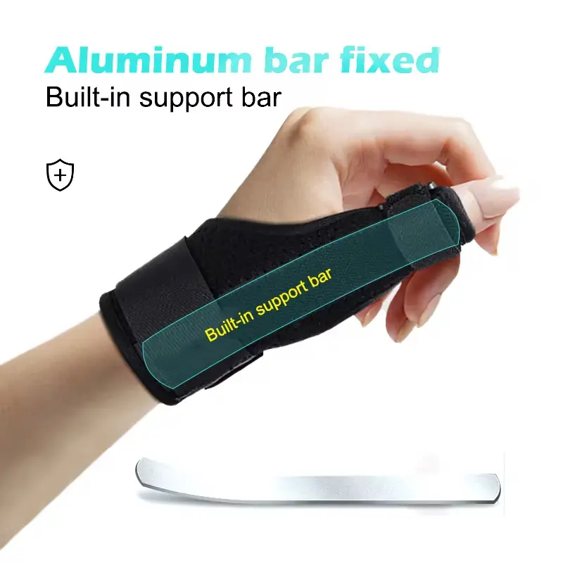 Adjustable Thumb Support/Thumb Hand Finger Splint Wrist Brace Protective Gear Finger alat  penahan  untuk  kaki  patah 3