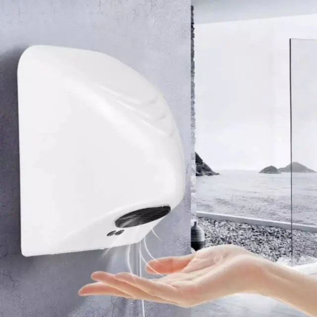 Hand Dryer Low Watt Sensor Infrared Otomatis Pengering Tangan Basah Cepat Kering Hemat Listrik