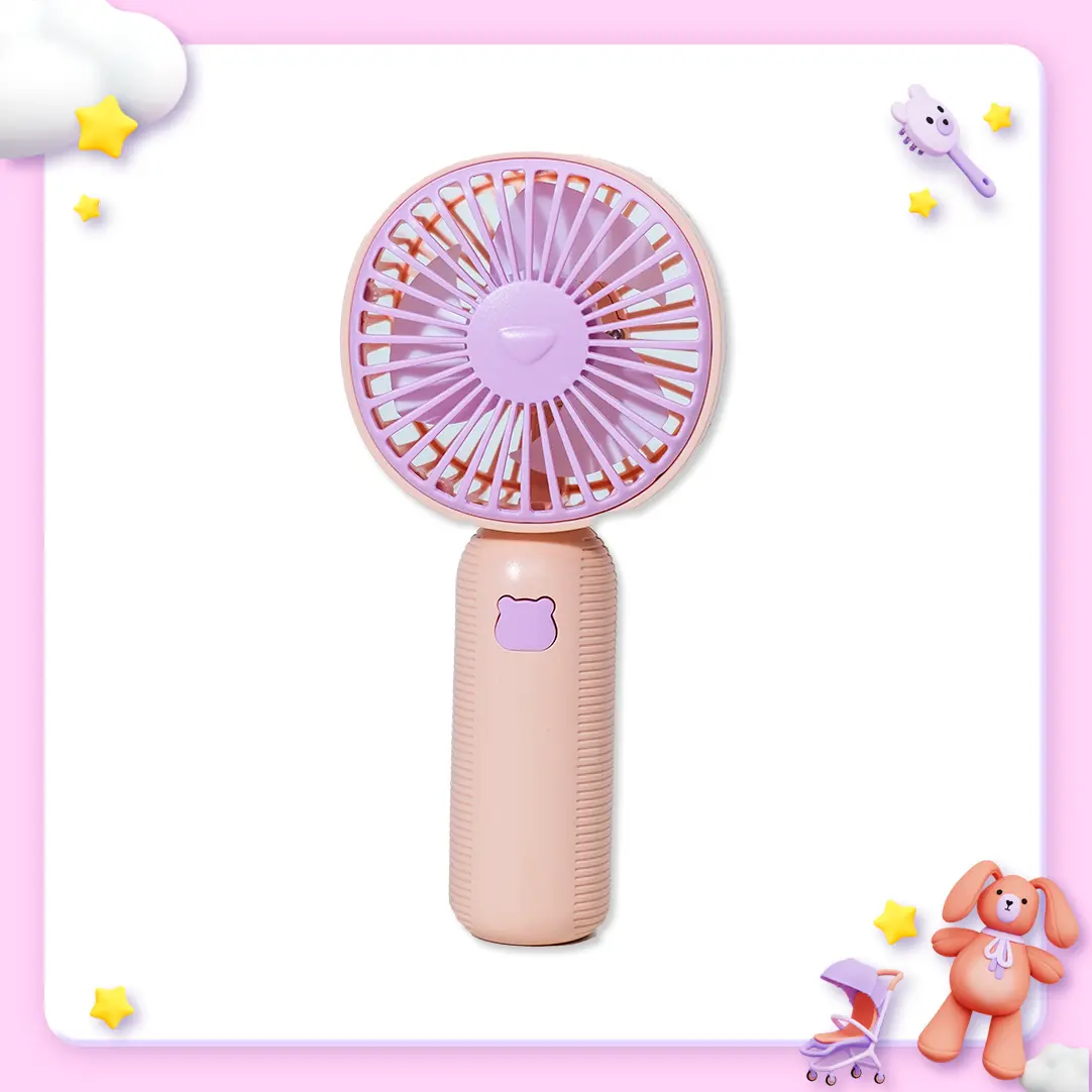 Quạt cầm tay mini FY044 - Quạt cầm tay thiết kế nhro gọn, hiện đại. Có thể cầm tay hoặc để bàn, dễ dàng tắt mở và tặng kèm dây sạc đi kèm