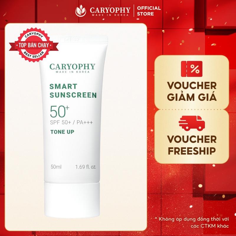 lKem chống nắng thông minh Caryophy Smart Sunscreen toneup 50ml