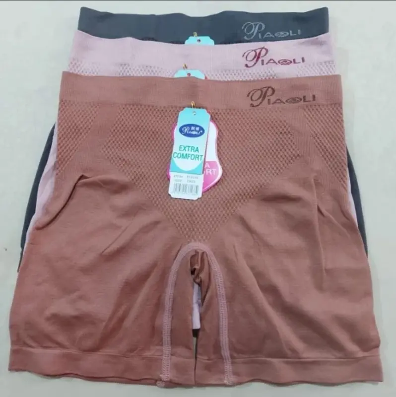 3 Pcs - PIAOLI Celana Dalaman Strit Short Rajut All Size Cewek 6