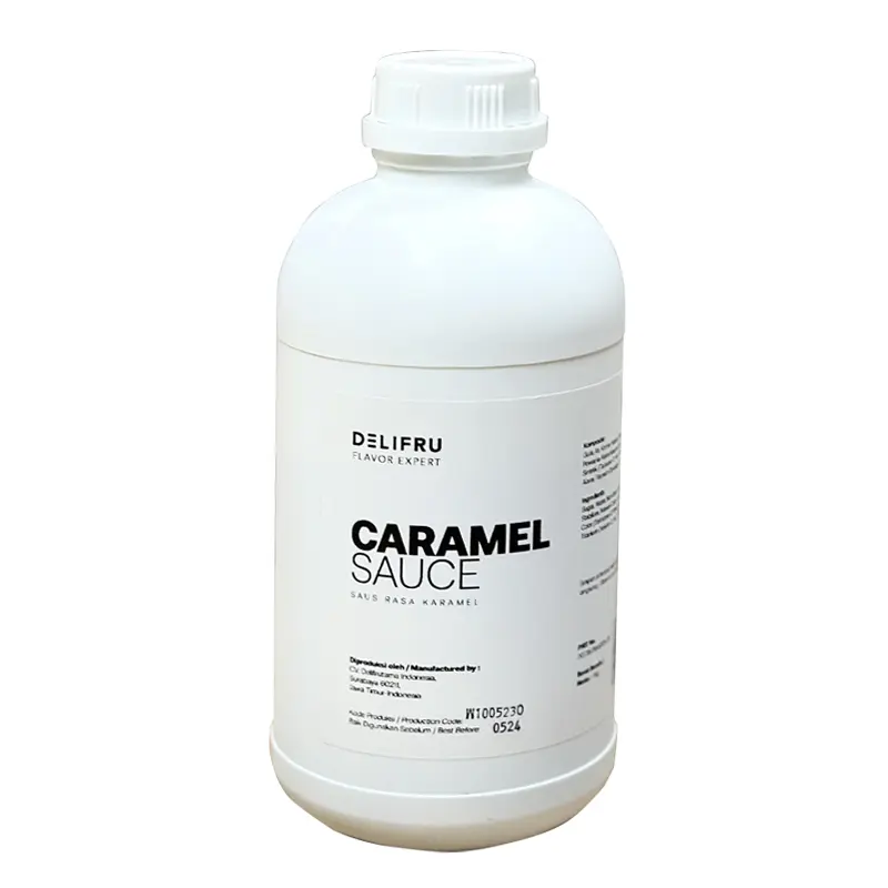 Sauce Caramel Delifru 1 Kg - Topping Saus Rasa Karamel 1