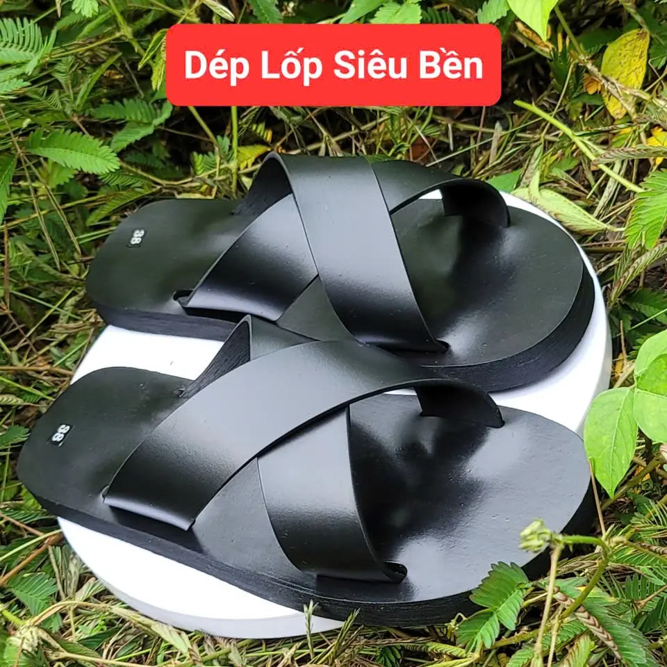 Dép Nam Cao Su Lốp Đế Cao - Sang Trọng và Bền Bỉ