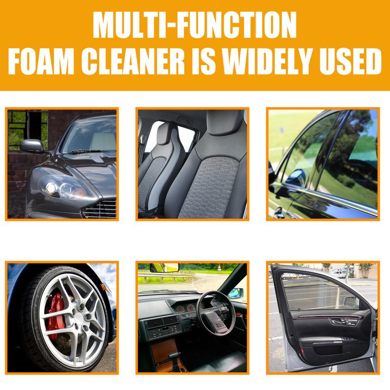 Multi-function Foam Cleaner Car Interior decontamination Cleaning foam cleaner for leather seats Household car  shampoo 2