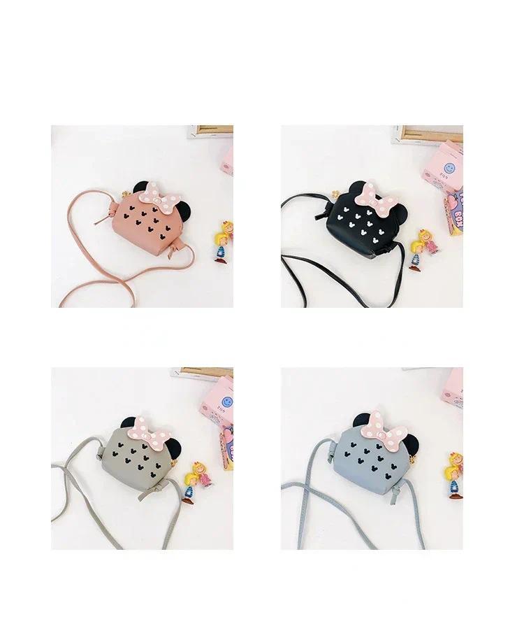 Product Introduction of Cute Princess Girl Coin Purse Crossbody Bag Children's Wallet Coin Bag Cute Cartoon Bow Kids Side Bags Bowknot Shoulder Bag 28